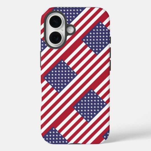 Amerikaanse Vlag Case-Mate iPhone Case (Achterkant)