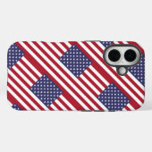 Amerikaanse Vlag Case-Mate iPhone Case (Achterkant (horizontaal))