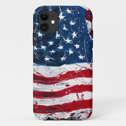 Amerikaanse vlag Case-Mate iPhone case (Achterkant)