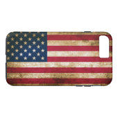 Amerikaanse vlag Case-Mate iPhone Case (Achterkant (Horizontaal))