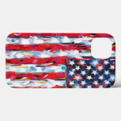 Amerikaanse vlag Case-Mate iPhone case (Achterkant (horizontaal))