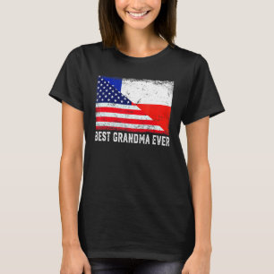 Amerikaanse vlag Chili vlag Beste grootmoeder ooit T-shirt