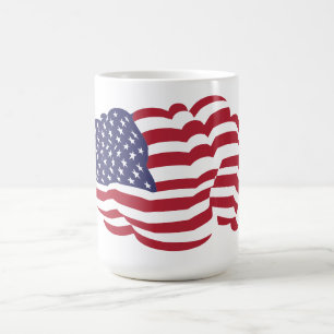 Amerikaanse vlag Cloud Coffee Mok