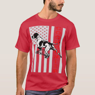 Amerikaanse vlag Coon Hunting T-shirt