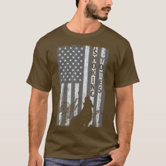  Amerikaanse vlag Coyote jagers T-shirt