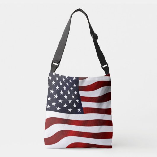 Amerikaanse vlag crossbody tas (Voorkant)