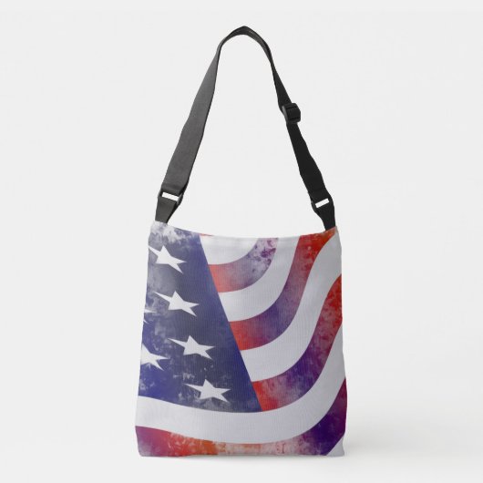 Amerikaanse vlag crossbody tas (Voorkant)