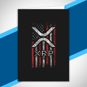 Amerikaanse vlag - Crypto Currency Cryptocurrency Kaart