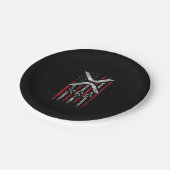 Amerikaanse vlag - Crypto Currency Cryptocurrency Papieren Bordje (Gekanteld)