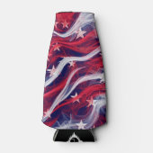 Amerikaanse vlag Custom Bottle Cooler (Voorkant)
