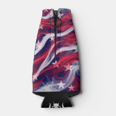 Amerikaanse vlag Custom Bottle Cooler (Achterkant)