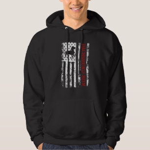 Amerikaanse vlag Dachshund mama Wiener Doxie S Hoodie