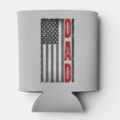 AMERIKAANSE VLAG, DADDY, 4 JULI, VANDAAG BLIKJESKOELER (Achterkant)