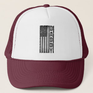 AMERIKAANSE VLAG, DADDY, FATHDY DAY, PATRIOTISCHE  TRUCKER PET