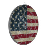 Amerikaanse vlag Dartbord (Voorkant Links)