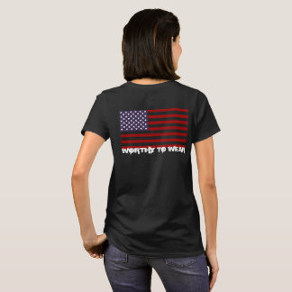 Amerikaanse vlag - de moeite waard om te worden Dr T-shirt