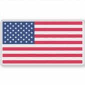 Amerikaanse vlag Decal Bumper Car Window Sticker (Voorkant)