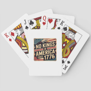 Amerikaanse Vlag Decoratie Geen Koningen In Amerik Pokerkaarten