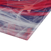 Amerikaanse vlag Decoratief glazen snijvlak Snijplank (Hoek)