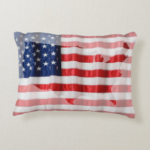 Amerikaanse vlag decoratief kussen