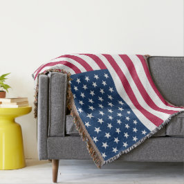 Amerikaanse vlag deken