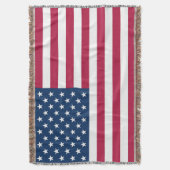 Amerikaanse vlag deken (Voorkant Verticaal)