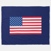Amerikaanse vlag deken (Voorkant (Horizontaal))
