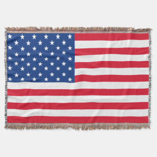 Amerikaanse vlag dekentje