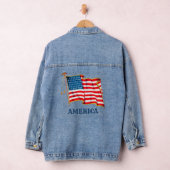Amerikaanse vlag denim jacket (Hangar)