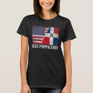 Amerikaanse vlag Dominicaanse Republiek Flag Best T-shirt