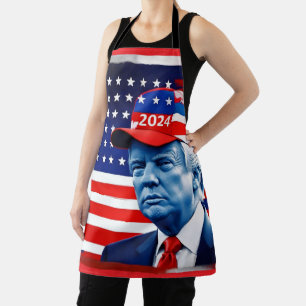Amerikaanse vlag Donald Trump 2024 Schort