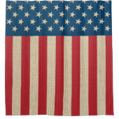 Amerikaanse vlag douchegordijn (Voorkant)
