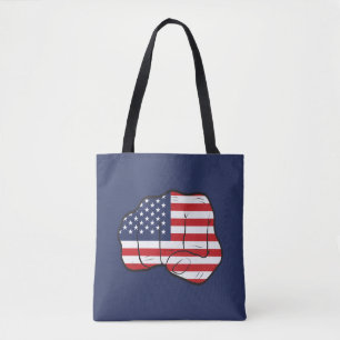Amerikaanse vlag draagtas