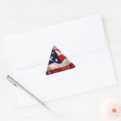 Amerikaanse vlag driehoek sticker (Envelop)