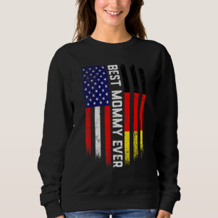 Amerikaanse vlag & Duitsland vlaggen beste mammie Trui