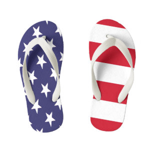 Amerikaanse vlag Duo Kinder Teenslippers
