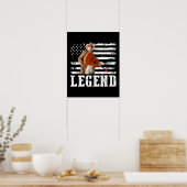 Amerikaanse vlag Dwight Yoakam Singer.png Poster (Keuken)