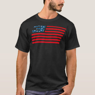 Amerikaanse vlag E3 Motocross Supercross T-shirt