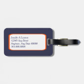 Amerikaanse vlag Eagle Bagagelabel (Achterkant horizontaal)