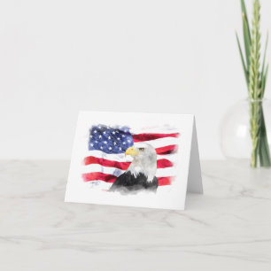 AMERIKAANSE VLAG & EAGLE KAART