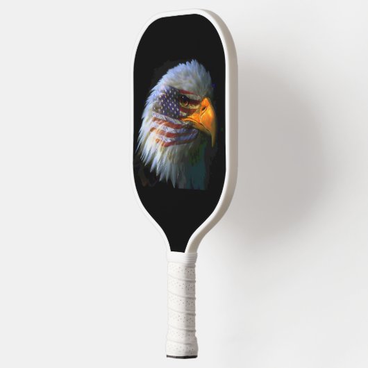 Amerikaanse vlag Eagle USA Pickleball Paddle (Links)