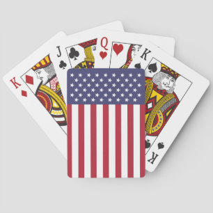 Amerikaanse vlag - Eenvoudig te lezen Pokerkaarten