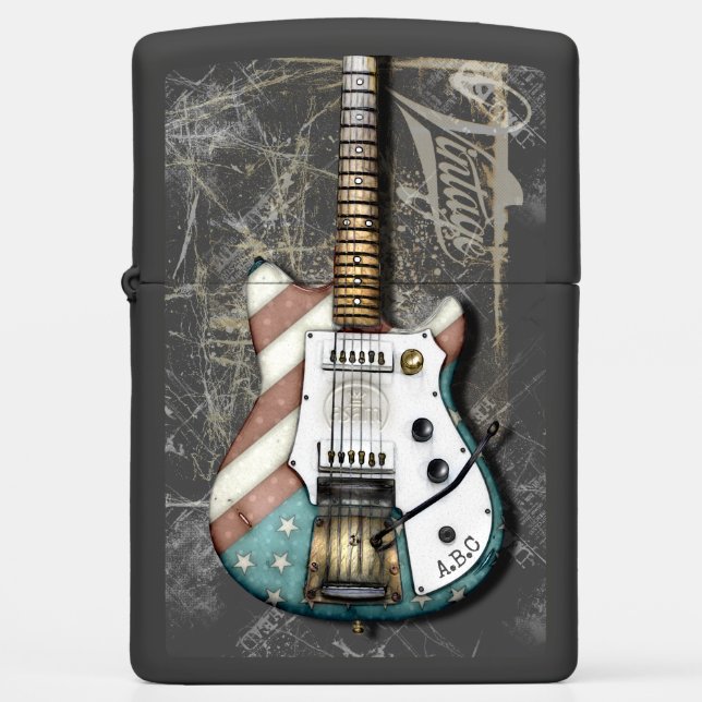  Amerikaanse vlag Electric Guitar (Voorkant)