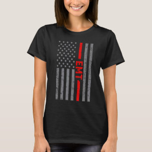 Amerikaanse vlag Emt Amerikaanse vlag  voor mannen T-shirt