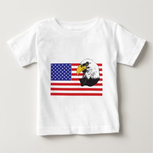 Amerikaanse vlag en Bald Eagle (Voorkant)