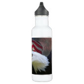 Amerikaanse vlag en Bald Eagle Waterfles (Rechts)