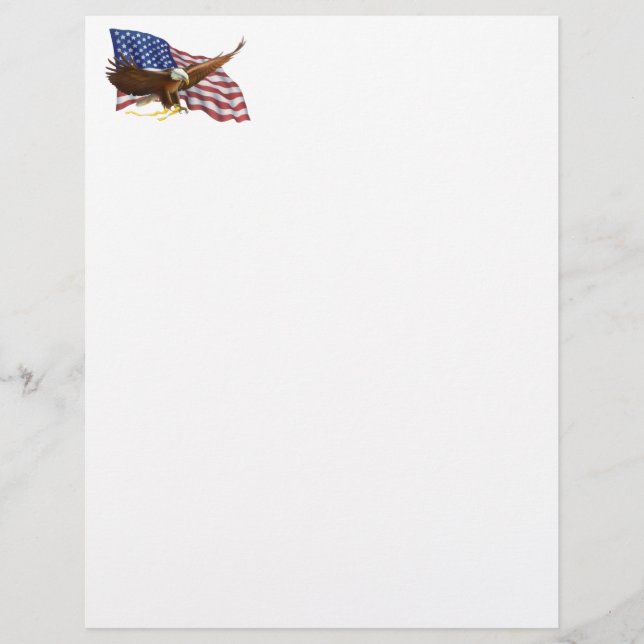 Amerikaanse vlag en Eagle (Voorkant)