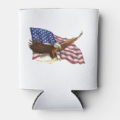 Amerikaanse vlag en Eagle Blikjeskoeler (Voorkant)