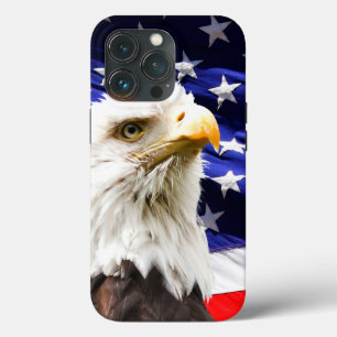 Amerikaanse vlag en Eagle iPhone 13 Pro Hoesje