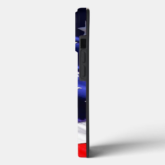 Amerikaanse vlag en Eagle Case-Mate iPhone Case (Achterkant / Links)